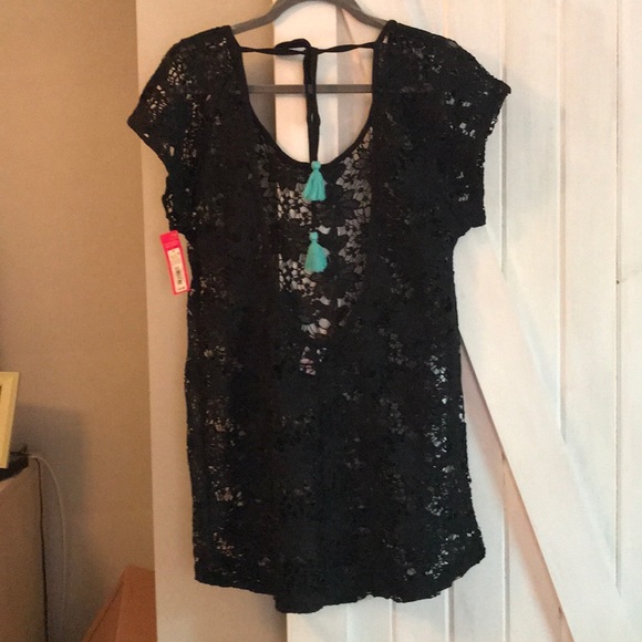 Xhilaration black cover up small  bnwt - Picture 2 of 2